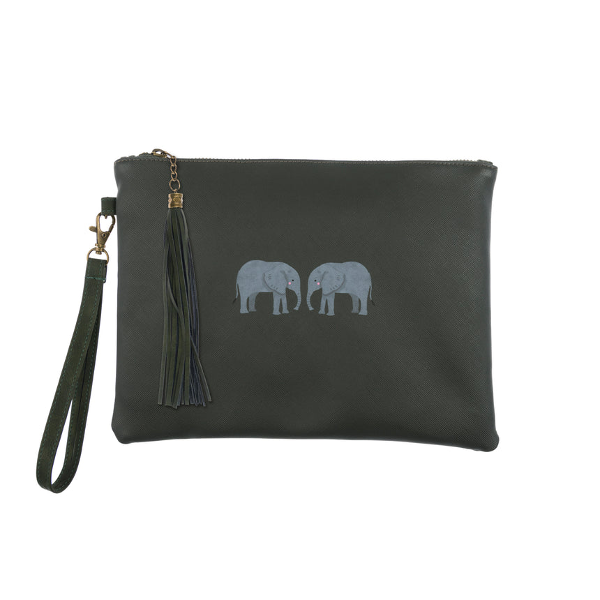 Sophie Allport Faux Leather Cosmetic Bag, Elephant