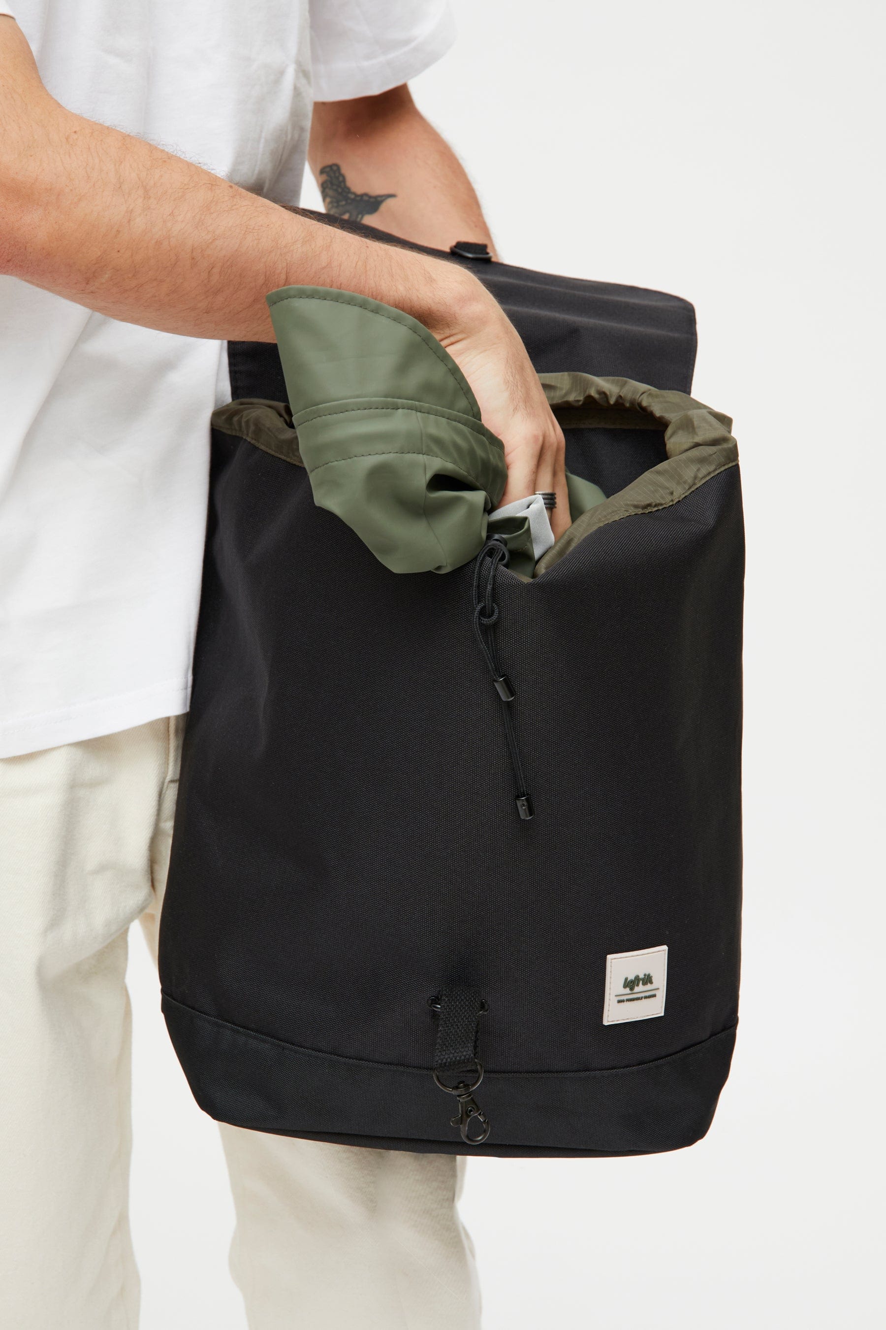 Lefrik Scout Backpack Black CHALK INTERIORS LONDON