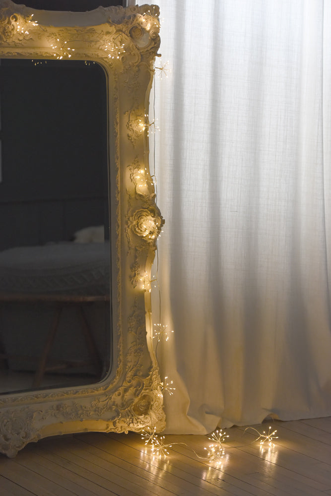 Starburst Chain LED Fairy Light, Silver