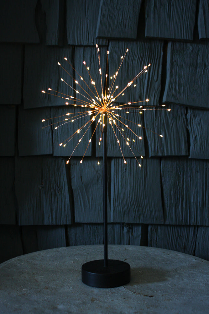 Table Starburst LED Fairy Light, Black