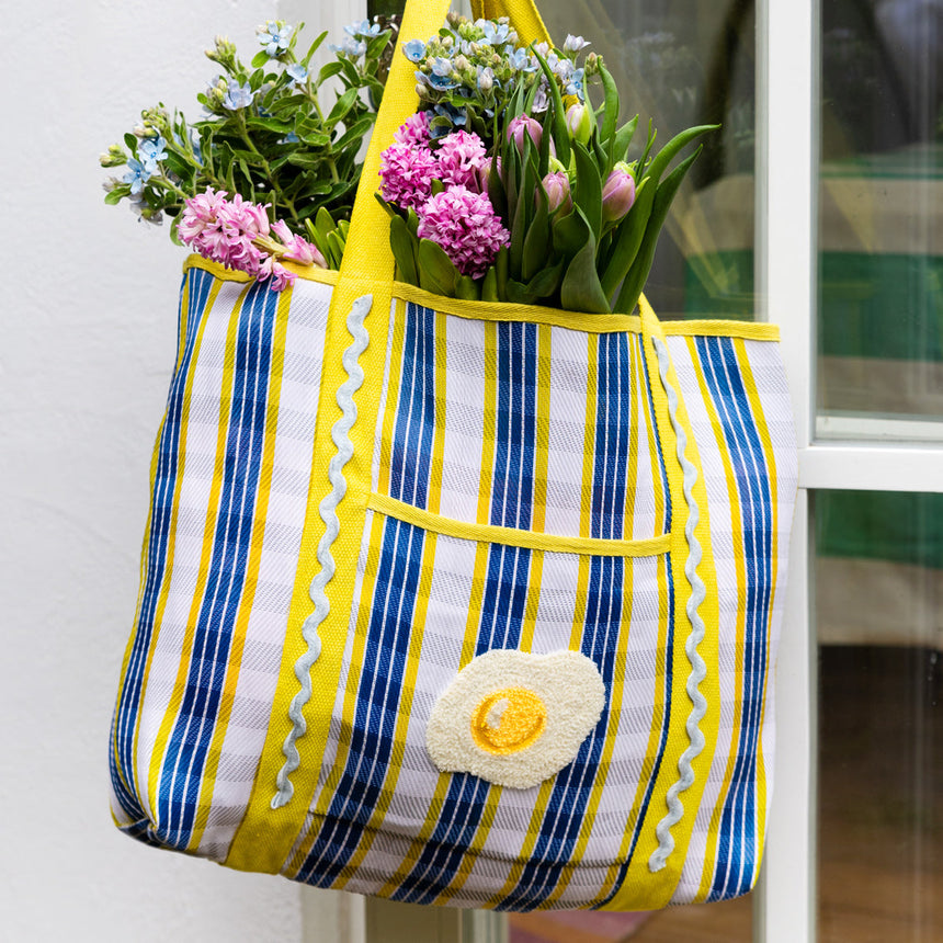 Bon Appetit  Egg Tote Bag (Recycled Plastic)