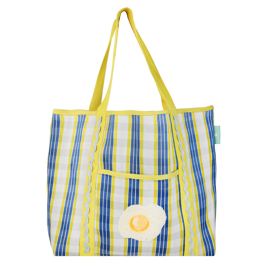 Bon Appetit  Egg Tote Bag (Recycled Plastic)