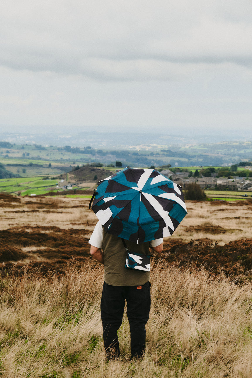 Roka London Waterloo Sustainable Umbrella, Urban Camo