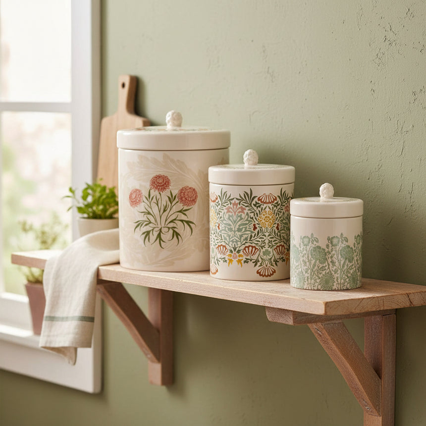 William Morris At Home Kitchen Garden Small Ceramic Storage Jar