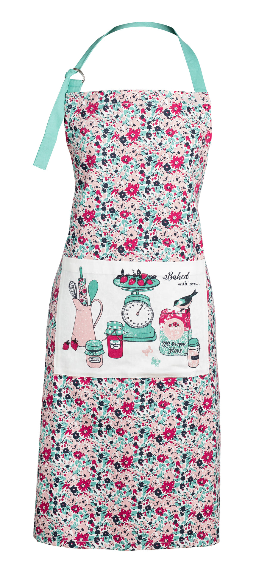 Ashley Thomas Apron Ditsy Flowers