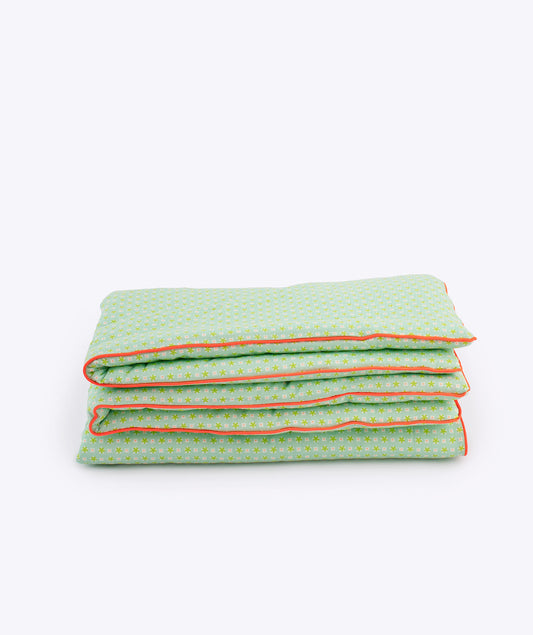 Petit Pan Quilted Blanket, Pale Green