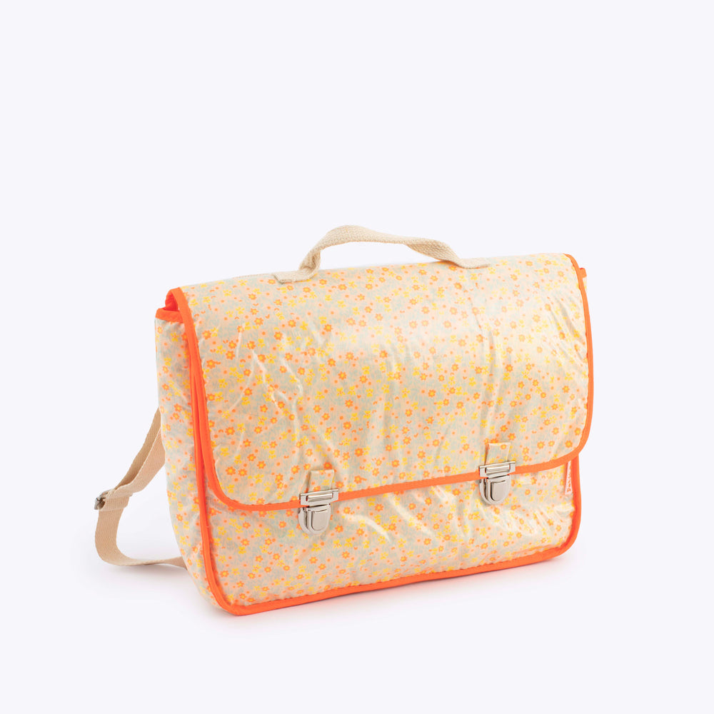Petit Pan kiko Satchel Backpack, Flower Power