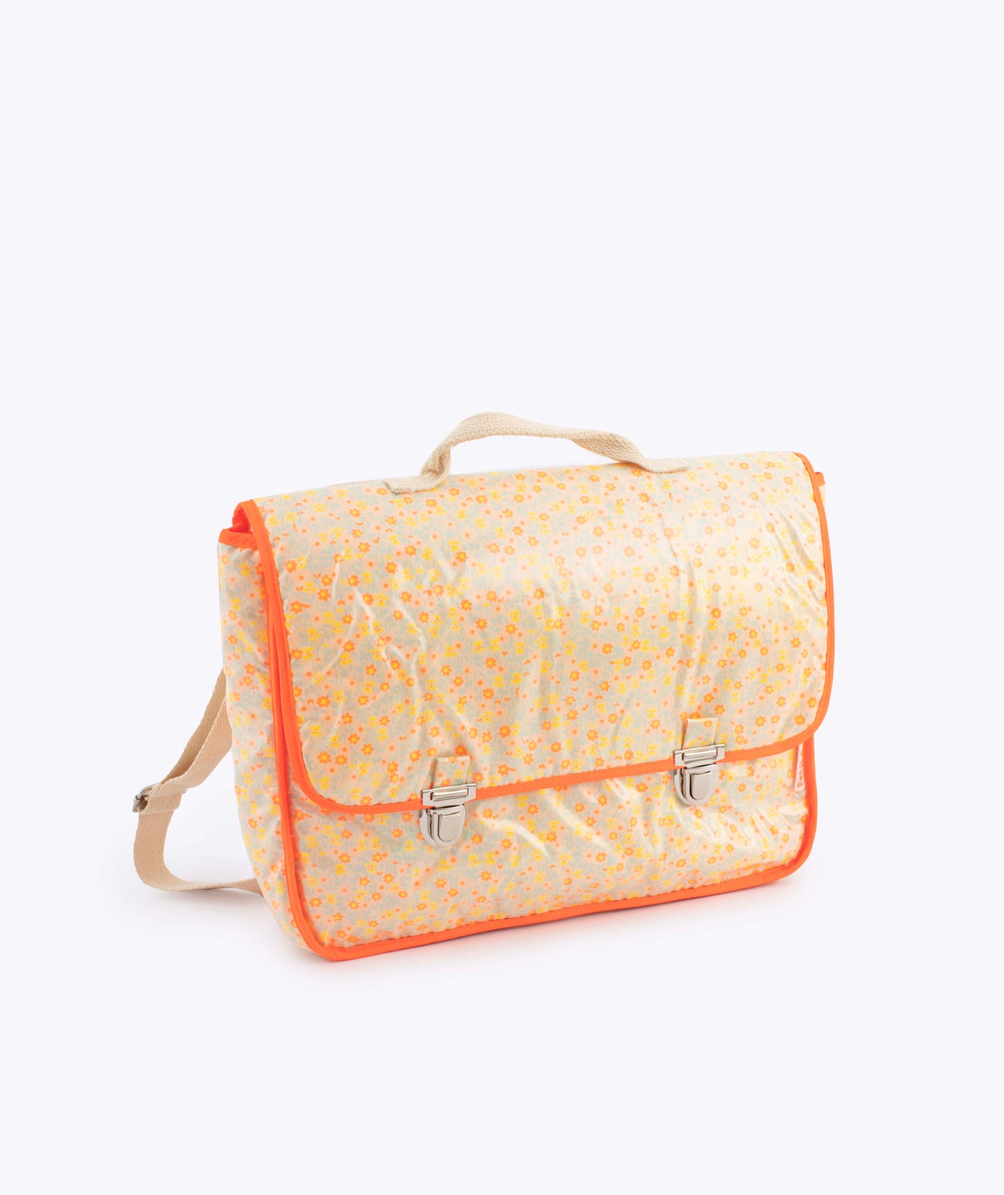 Petit pan kiko Satchel Backpack, Flower Power