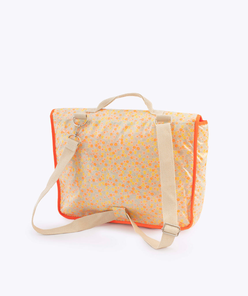 Petit pan kiko Satchel Backpack, Flower Power