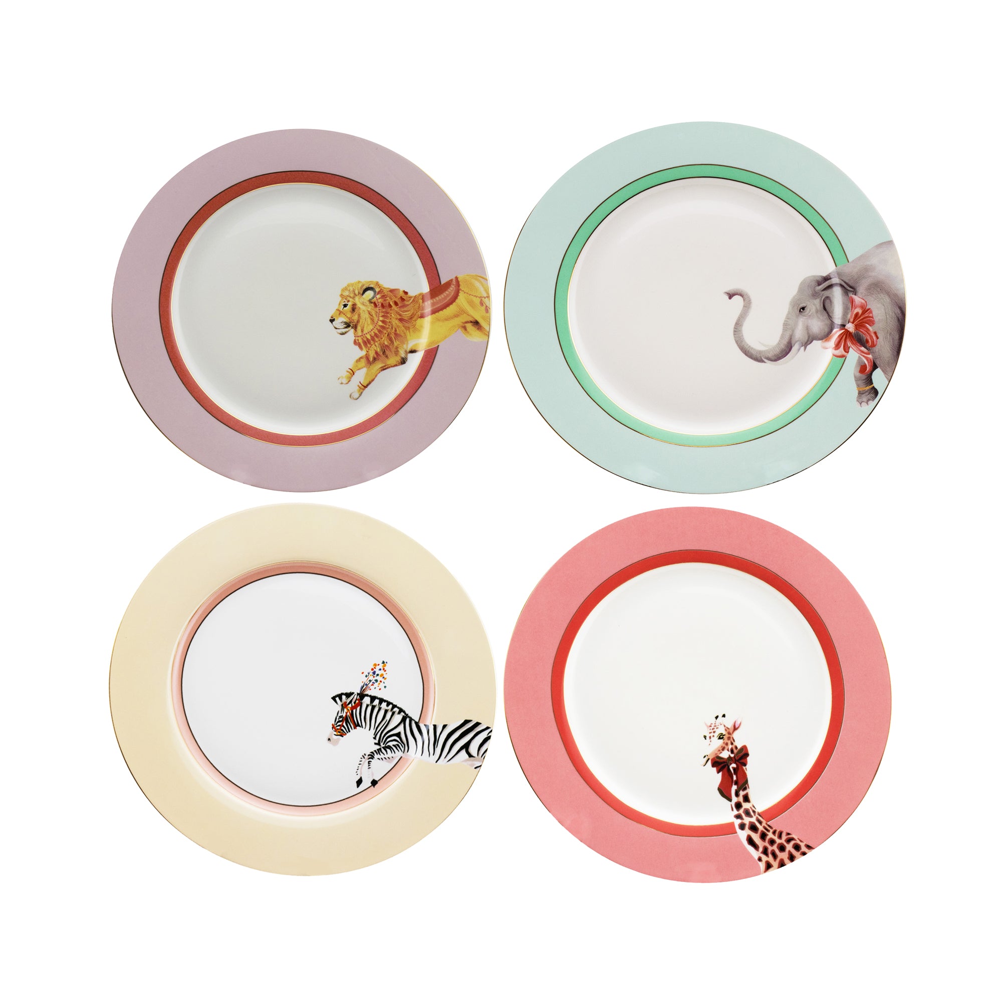 Animal dinner outlet plates