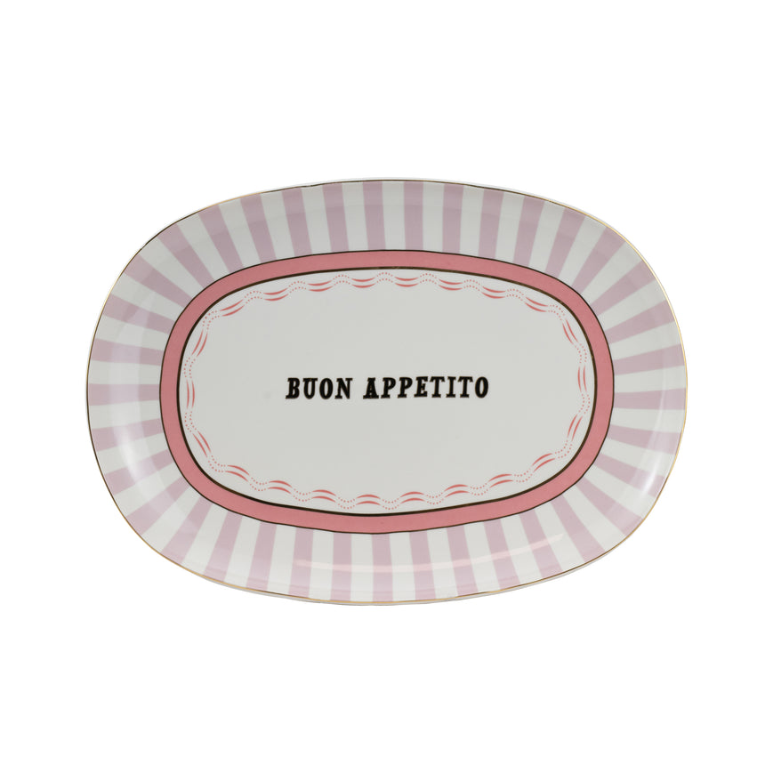 Yvonne Ellen Slogan Serving Platter