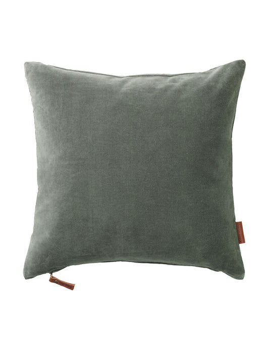 Cozy Living Soft Velvet Cushion MOSS