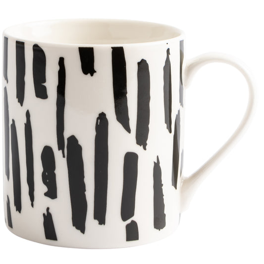 Tribal Fusion Porcelain  Mug Stripes