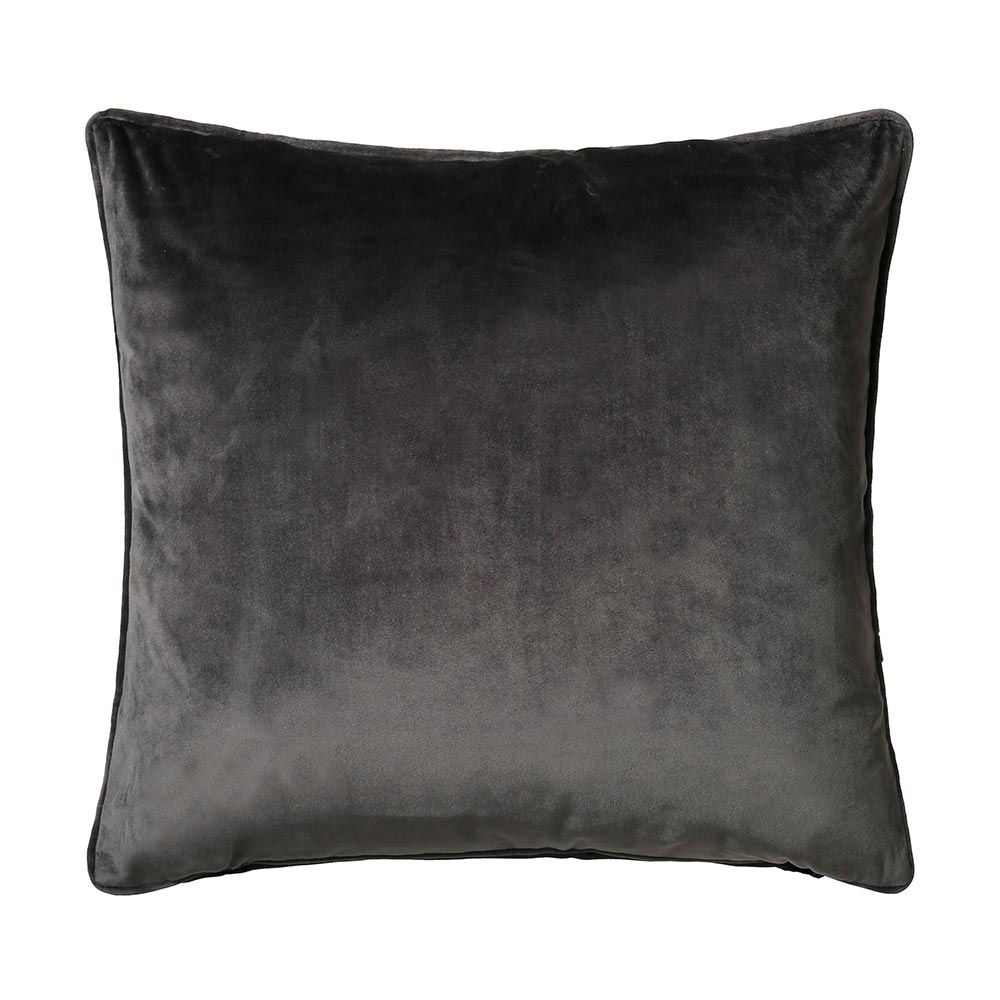 Scatter Box Bellini Velvet Velour Cushion Charcoal
