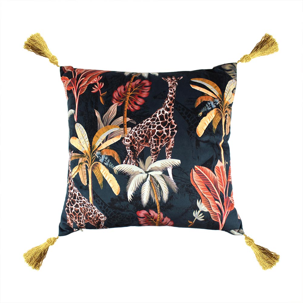 Scatter Box Simone Cushion Navy /Coral