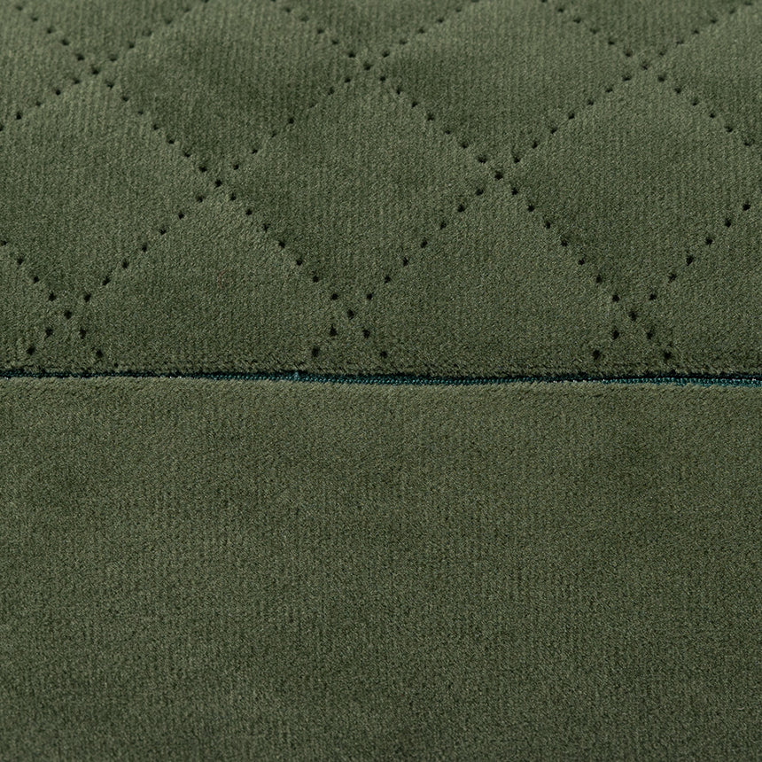 Scatter Box Earth Kind Erin Diamond Cushion, Earth Green