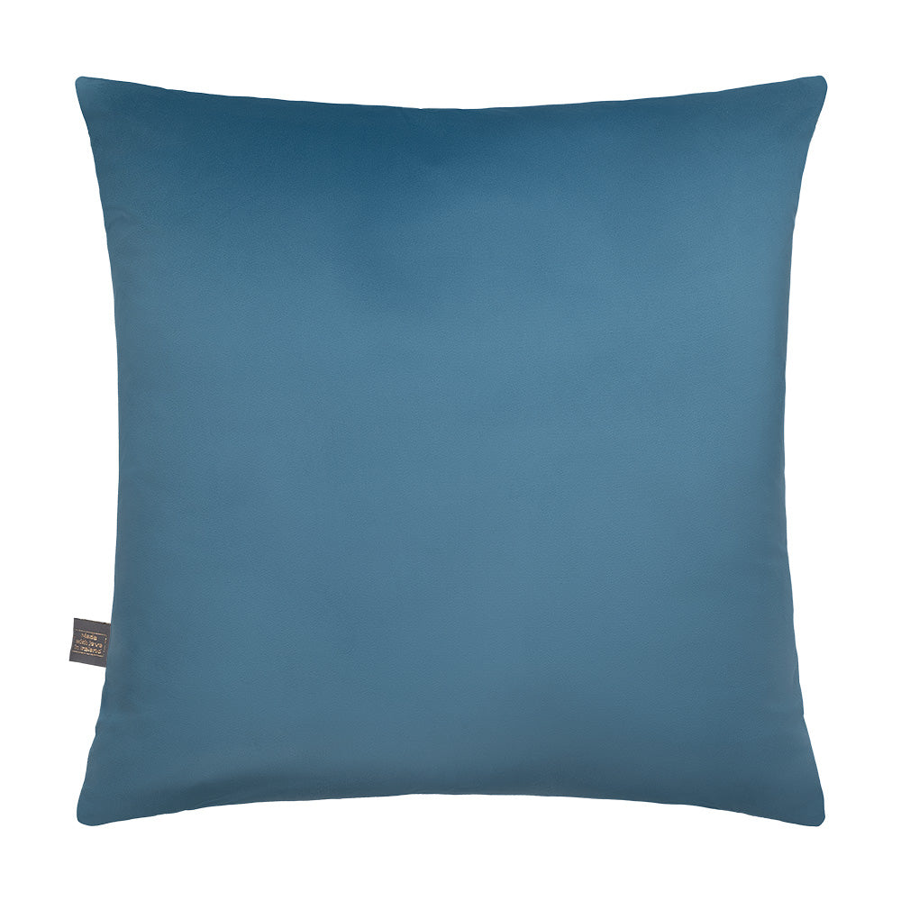 Scatter Box Leilani Velvet Cushion, Blue