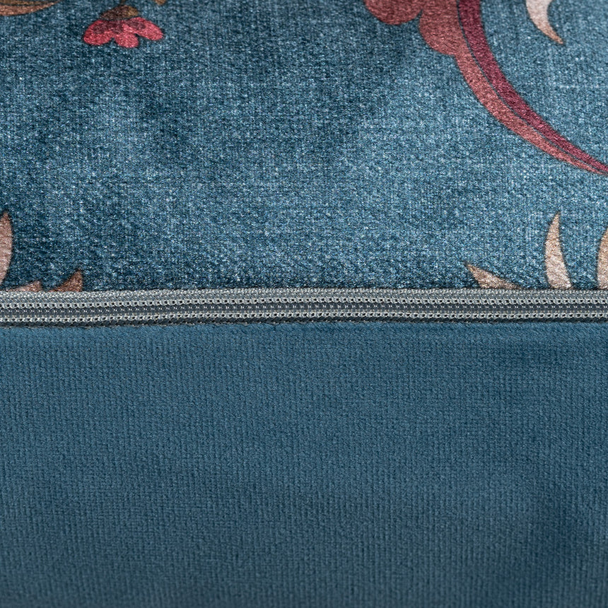 Scatter Box Leilani Velvet Cushion, Blue