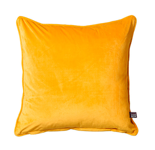 Scatter Box Bellini Velvet Velour Cushion Mustard