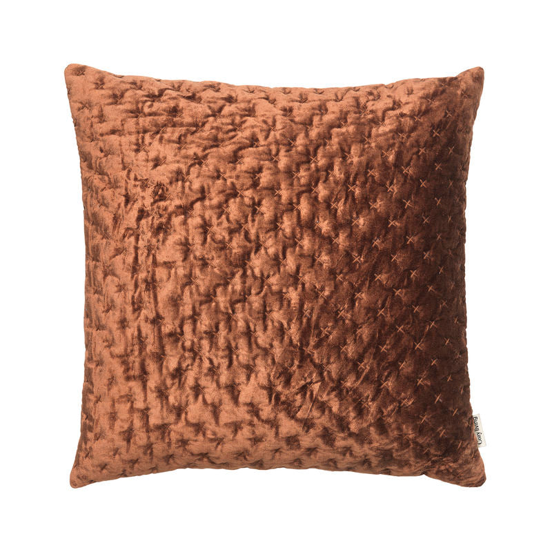 Cozy Living Luxury Velvet Cushion- MAHOGANY