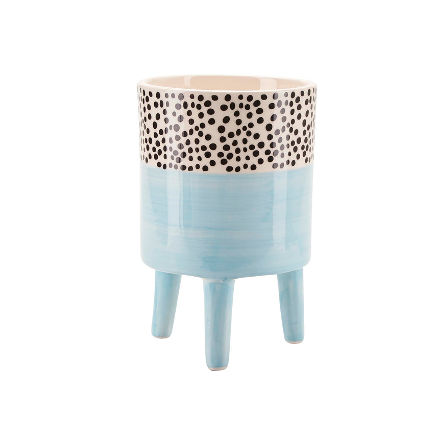 Bahne Ceramic Flower Pot  Blue