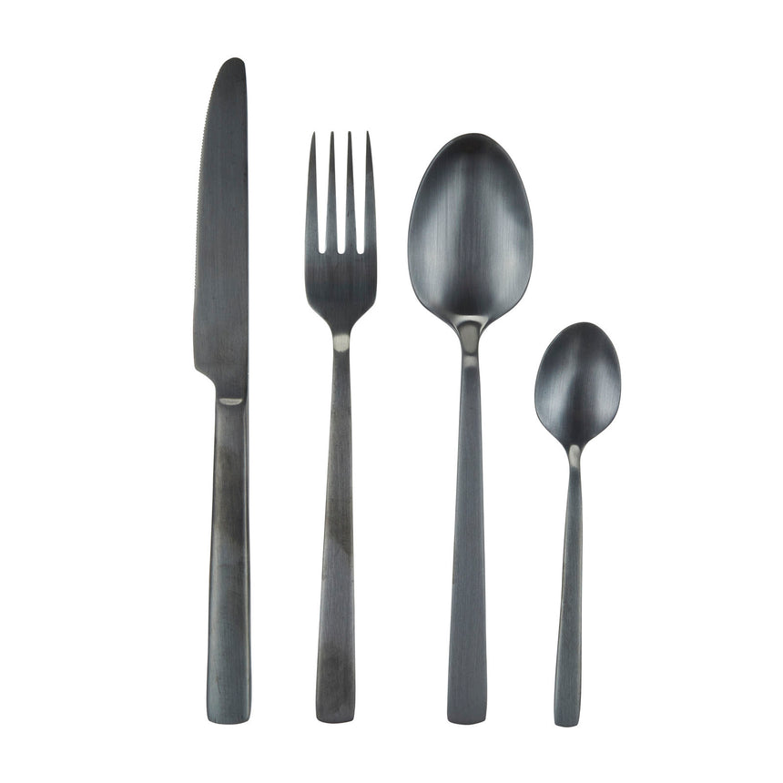 Bahne Interior Cutlery Set, Satin Black