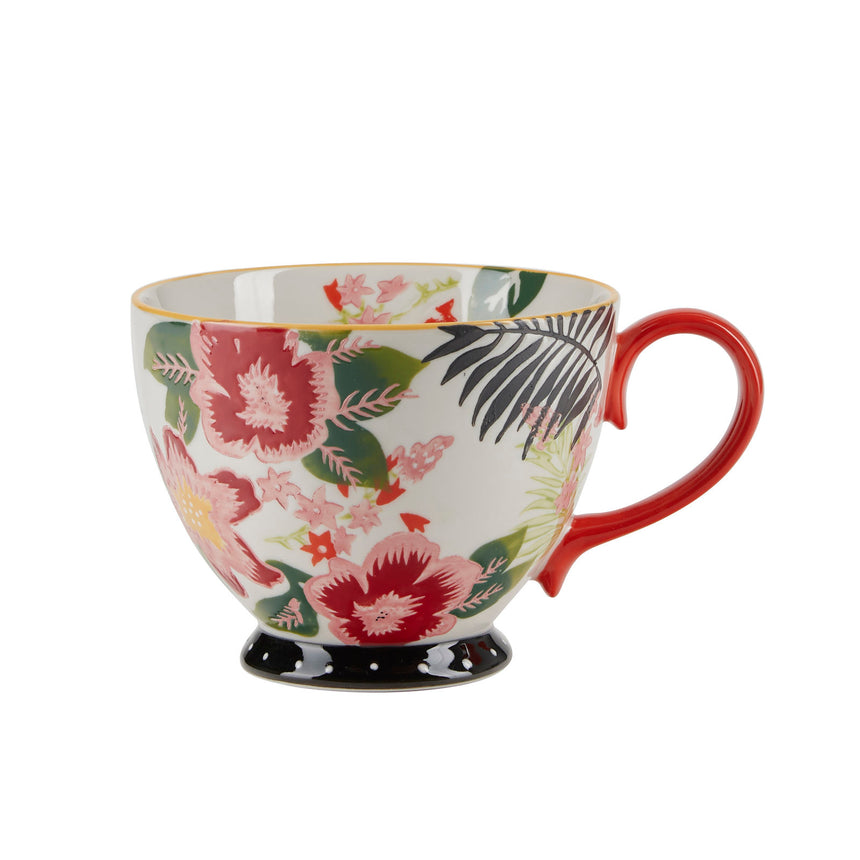 Bahne Interior Hand Painted Mug Flowers