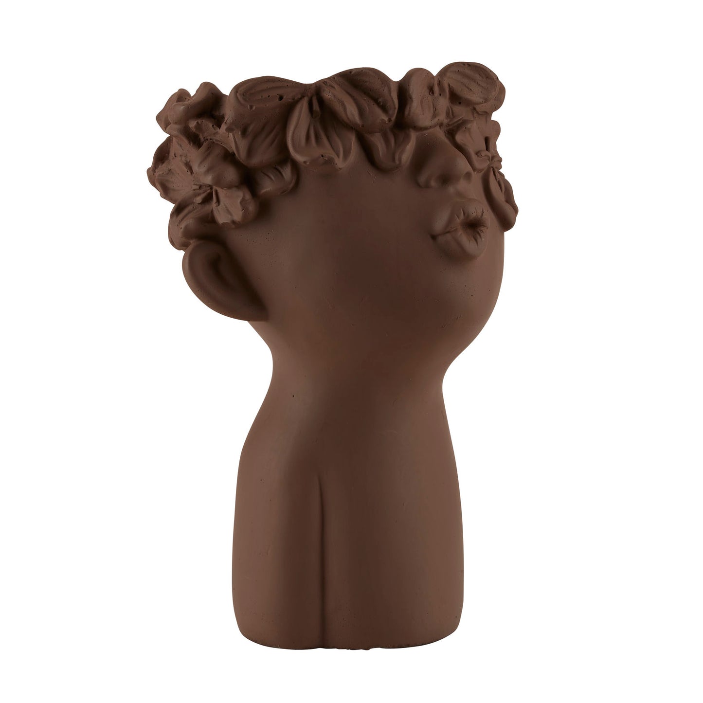 Bahne Cement Planter Lady Kiss, Brown