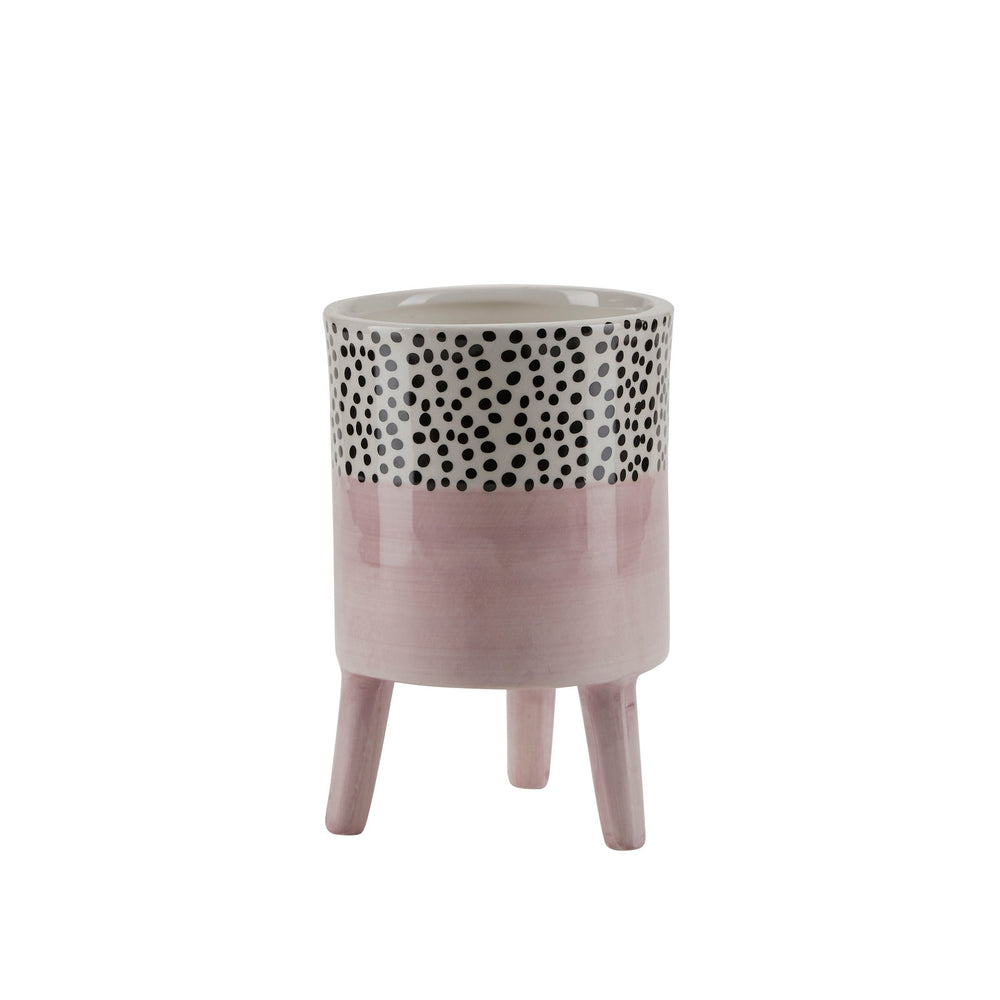Bahne Ceramic Planter Spotty Pink