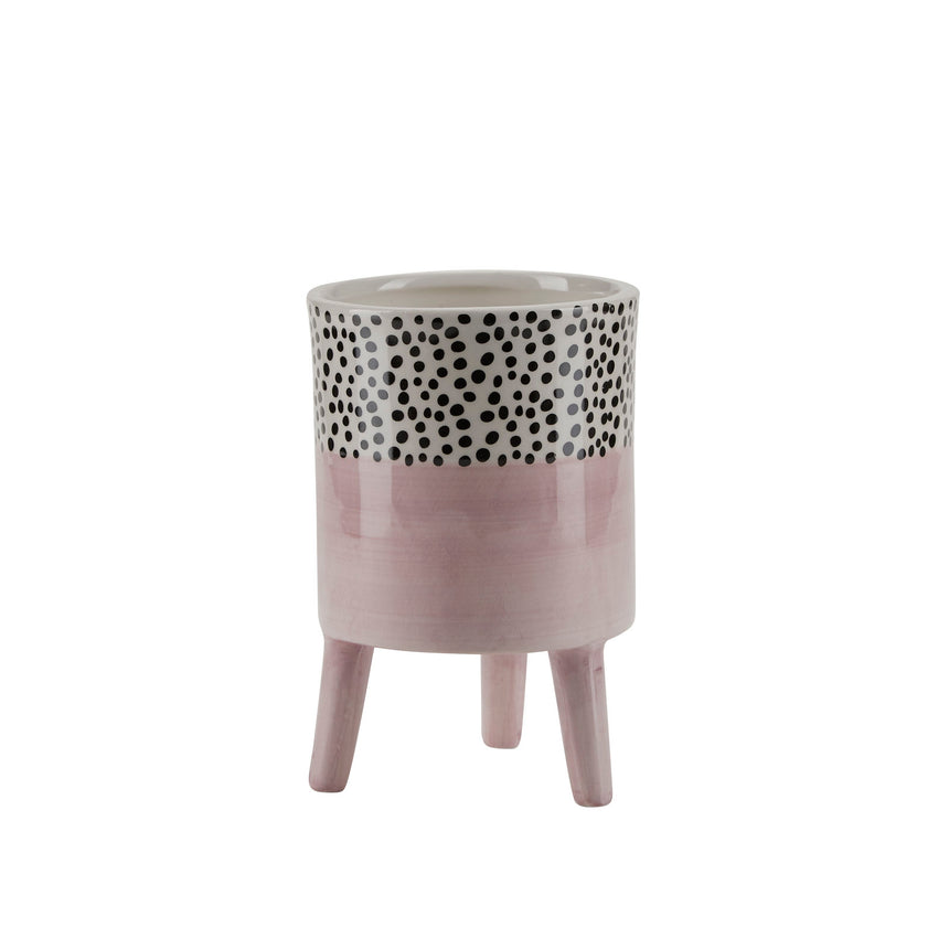 Bahne Ceramic Planter Spotty Pink