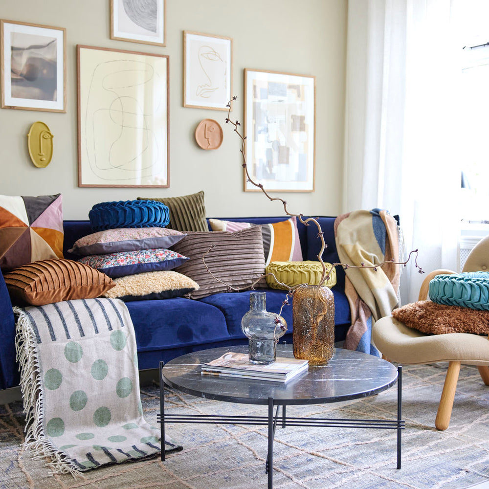 Bahne Interior Stained Glass Vase, Rose