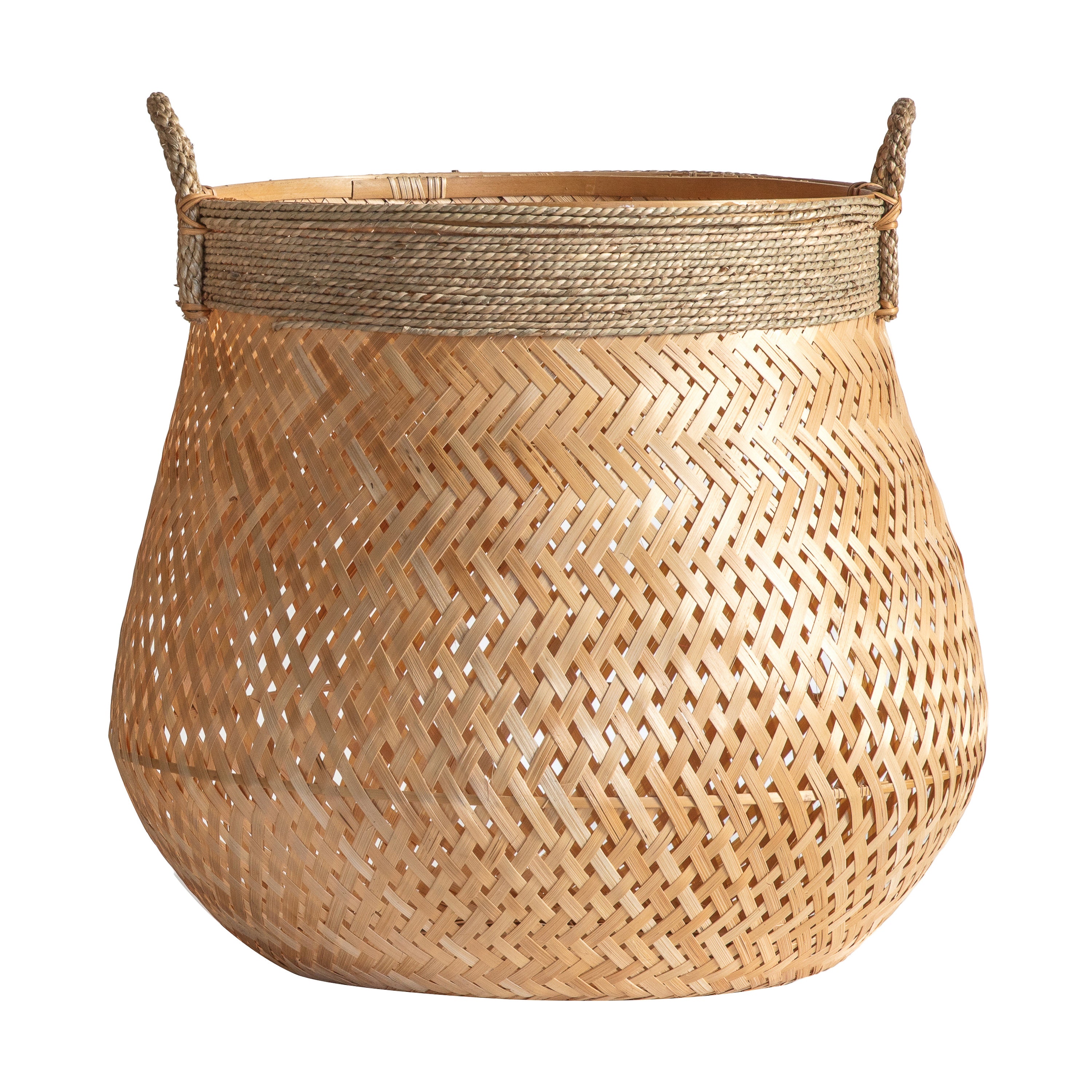 Mobi Bamboo Storage Basket – CHALK INTERIORS | LONDON