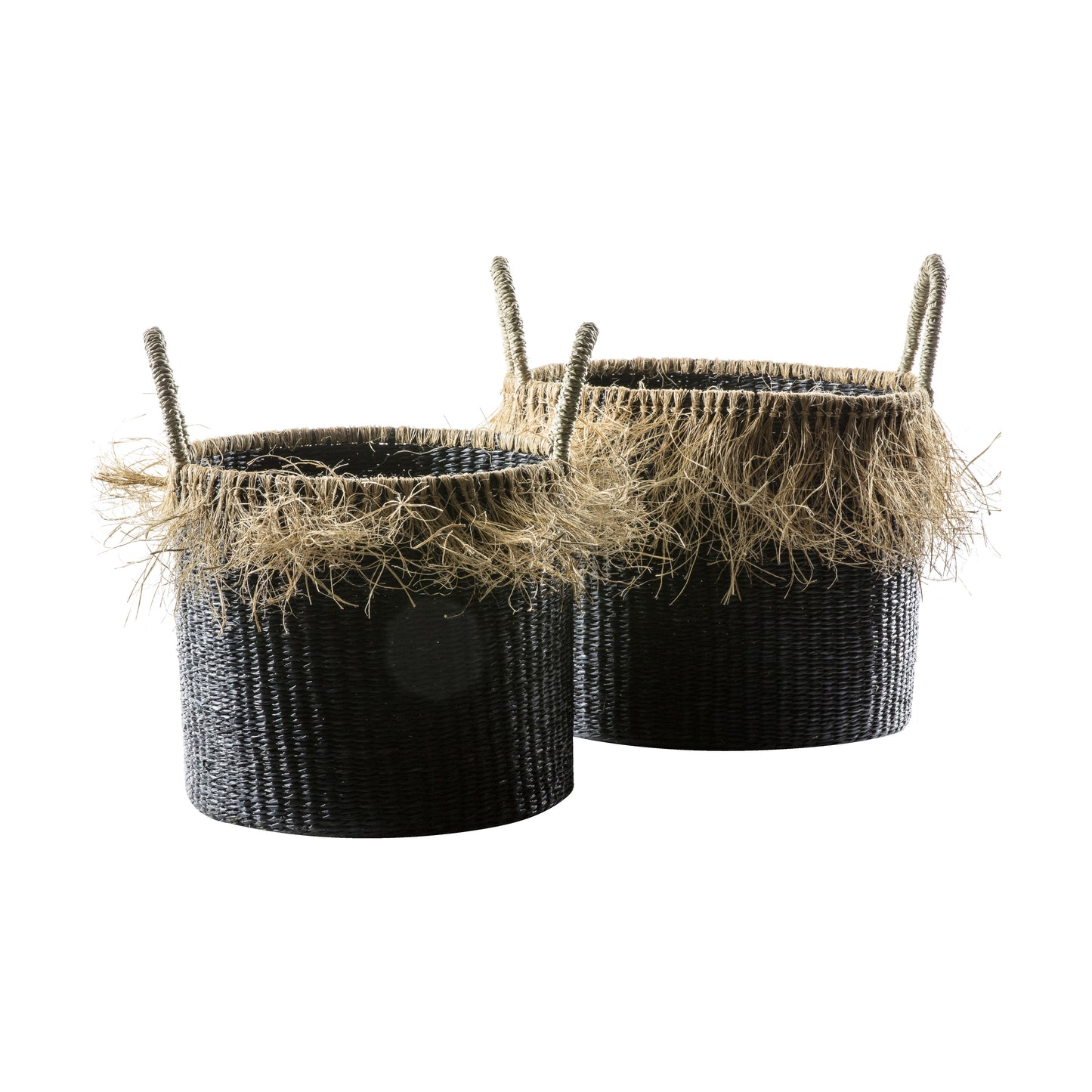 Basso Seagrass Basket Black