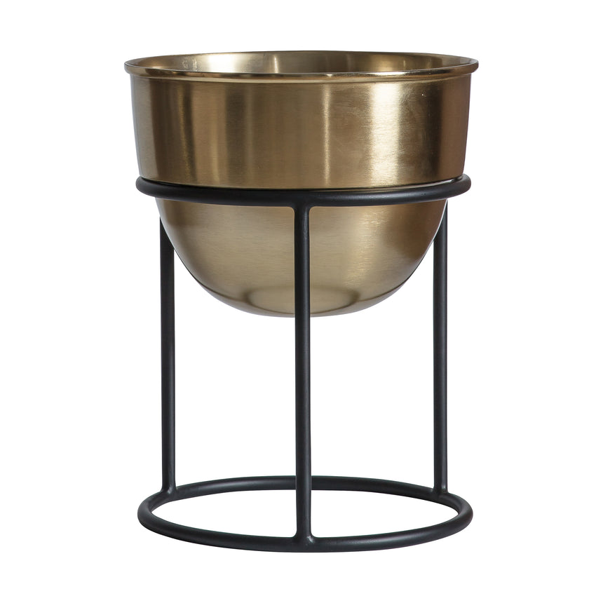 Houma Brass Planter