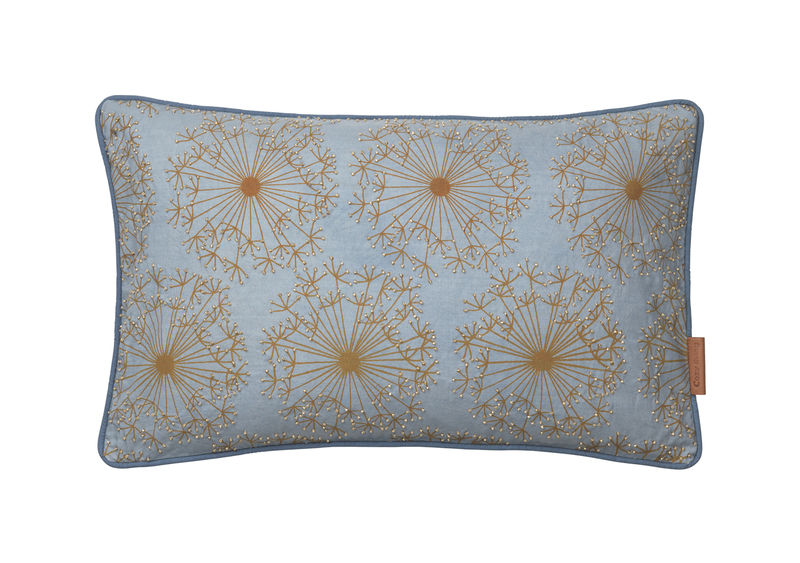 Cozy Living Dandelion Pearl cotton Cushion DUSTY BLUE