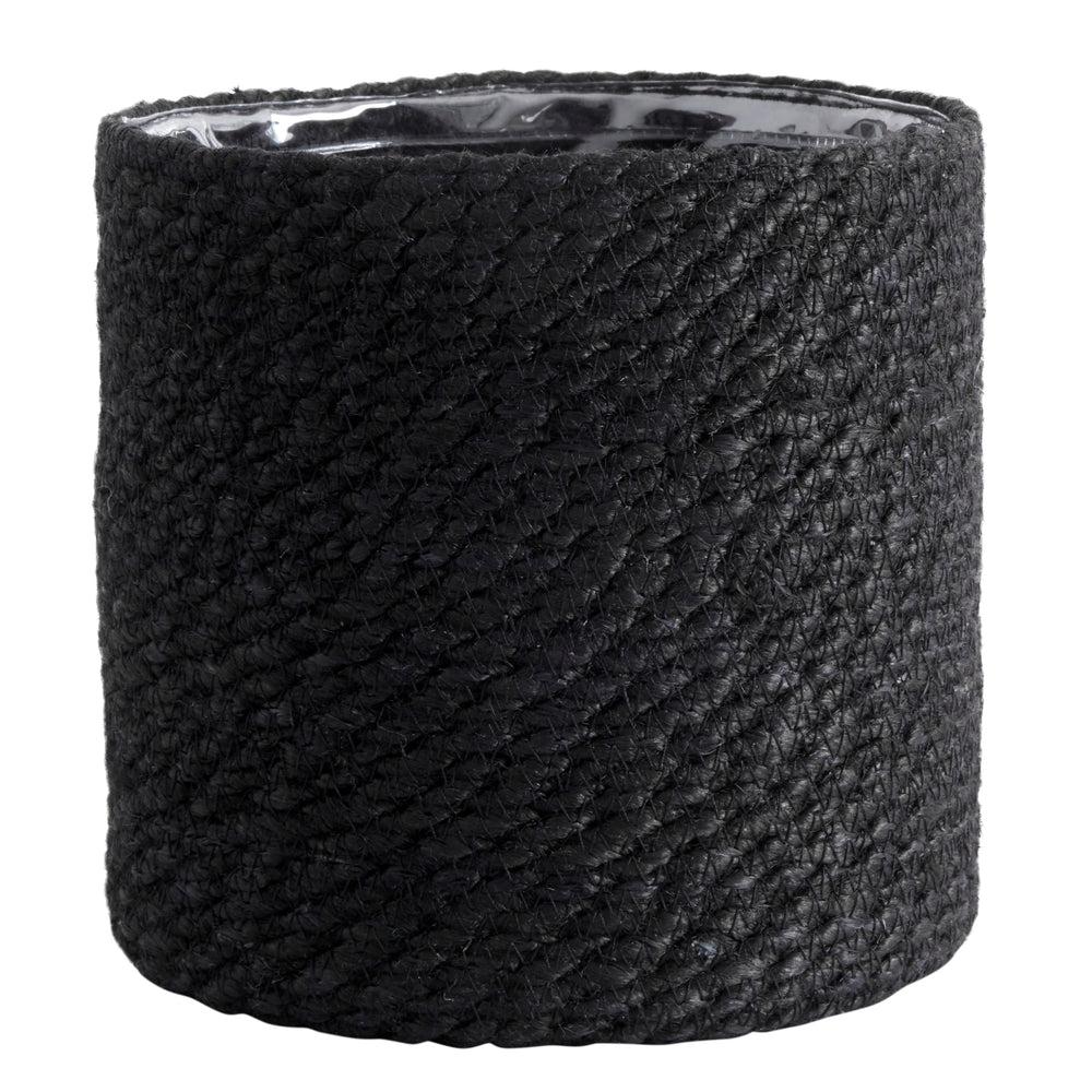 Nordal Jute Planter, Black