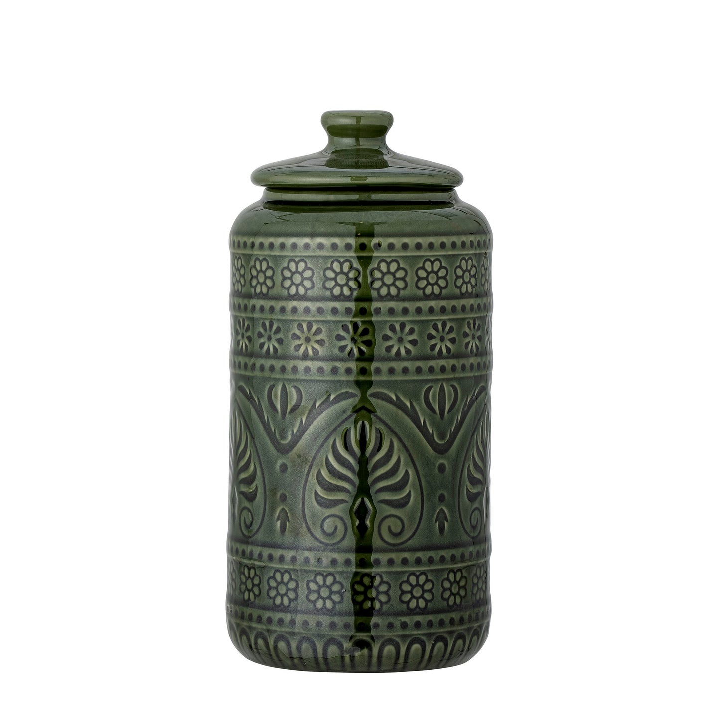 Bloomingville Rani Storage Jar, Green (Large)