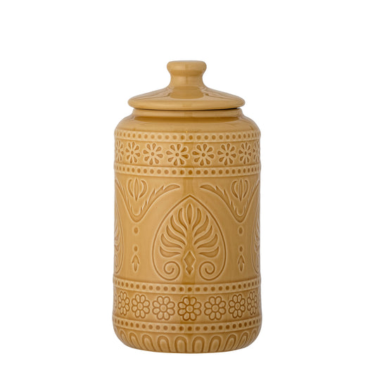 Bloomingville Rani Storage Jar, Yellow (Small)