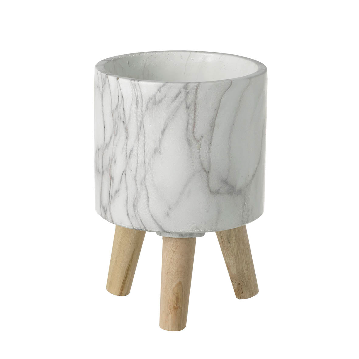 Parlane Living Marble Effect Planter White