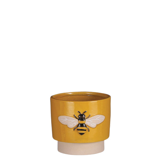 Ceramic Bumblebee Planter, Yellow