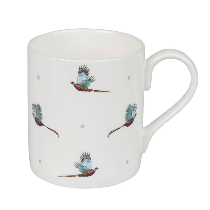 Sophie Allport Large Mug, Flying Pheasants