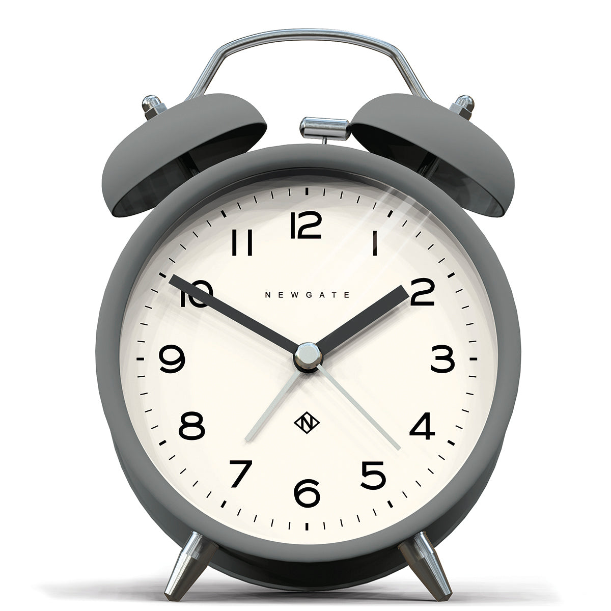 Newgate Echo Alarm Clock, Posh Grey