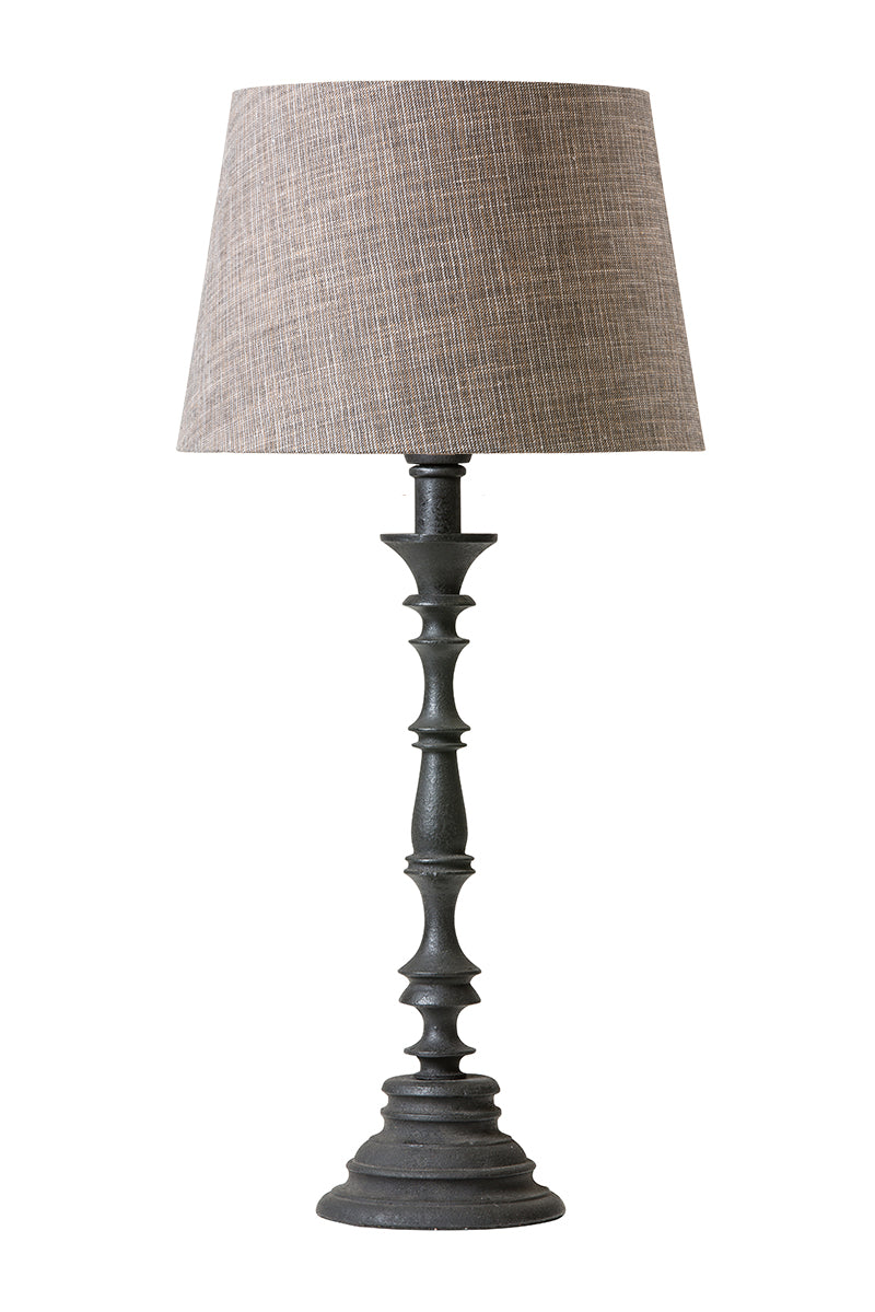 Watt & Veke Christian Table Lamp, Tarnished Silver