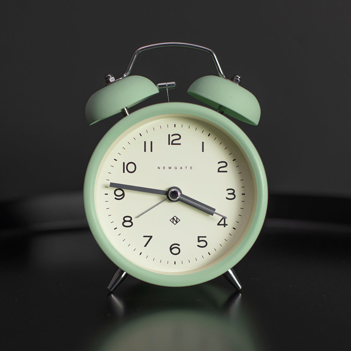 Newgate Charlie Bell Echo Alarm Clock, Neo Mint