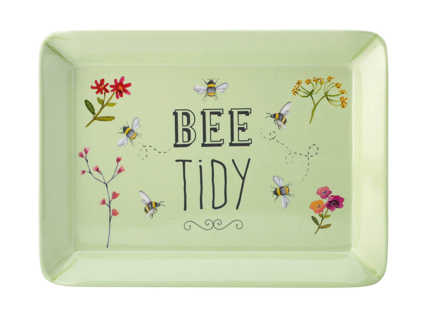 Bee Happy Tidy Serving Melamine Mini Tray
