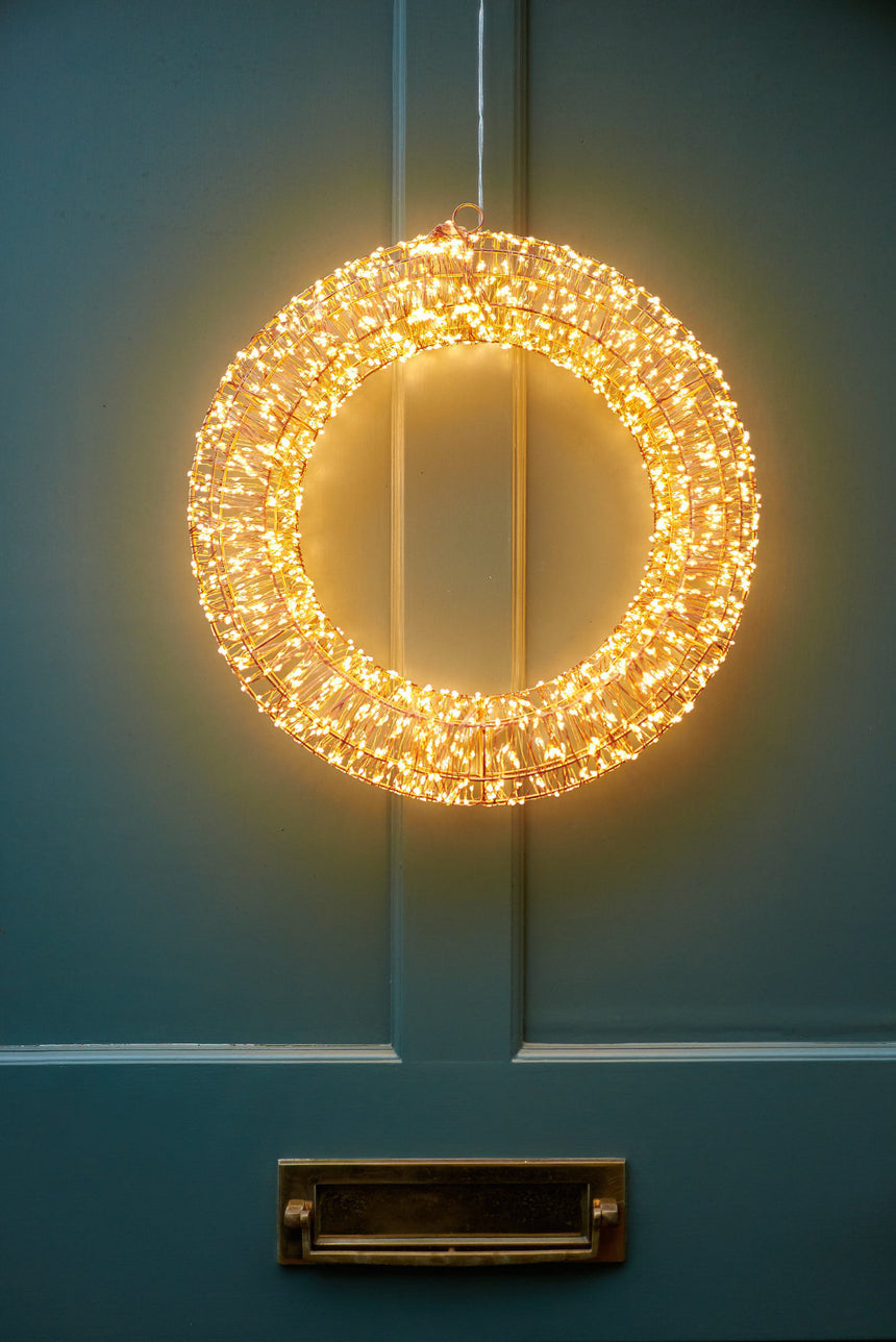 Galaxy LED Wreath, Copper