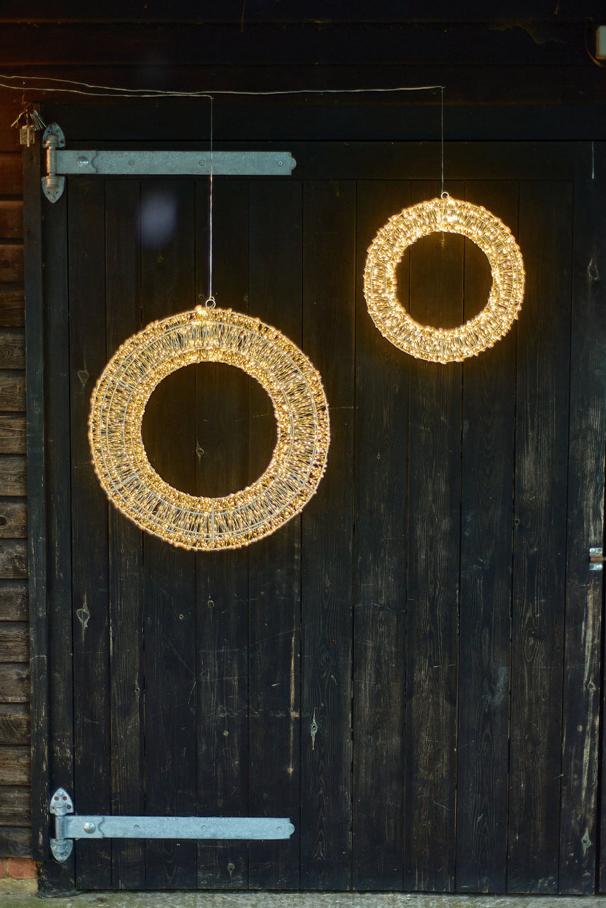 Galaxy LED Wreath, Copper