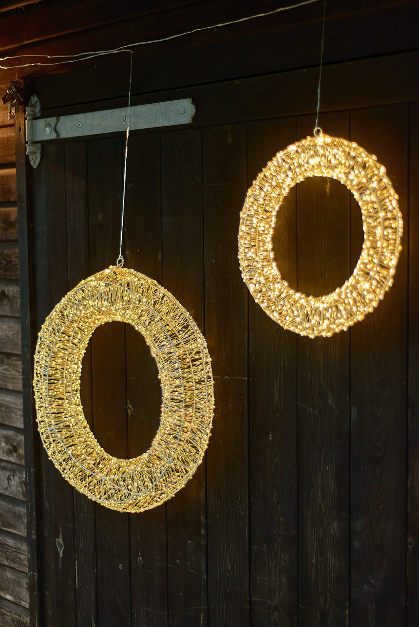 Galaxy LED Wreath, Copper