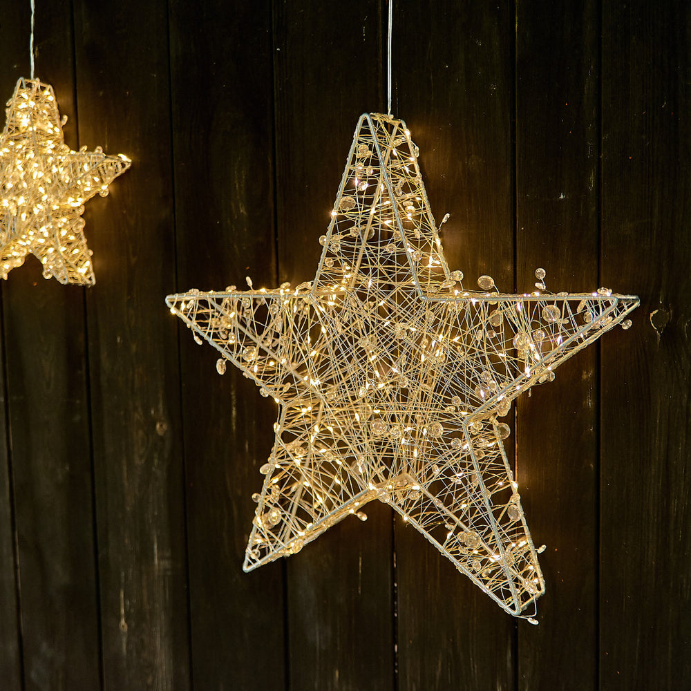 LED Galaxy Star Light, Silver