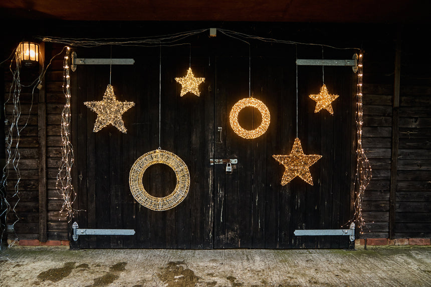 Galaxy LED Wreath, Copper